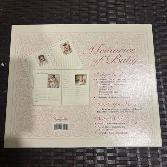 Vintage Bessie Pease Gutmann Baby Book Set - 1st Five Years Memory Kit NIB - Picture 9 of 16